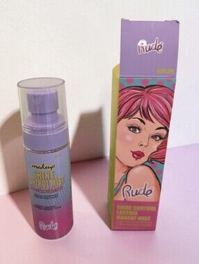 Rude Shine Control Lasting Makeup Mist